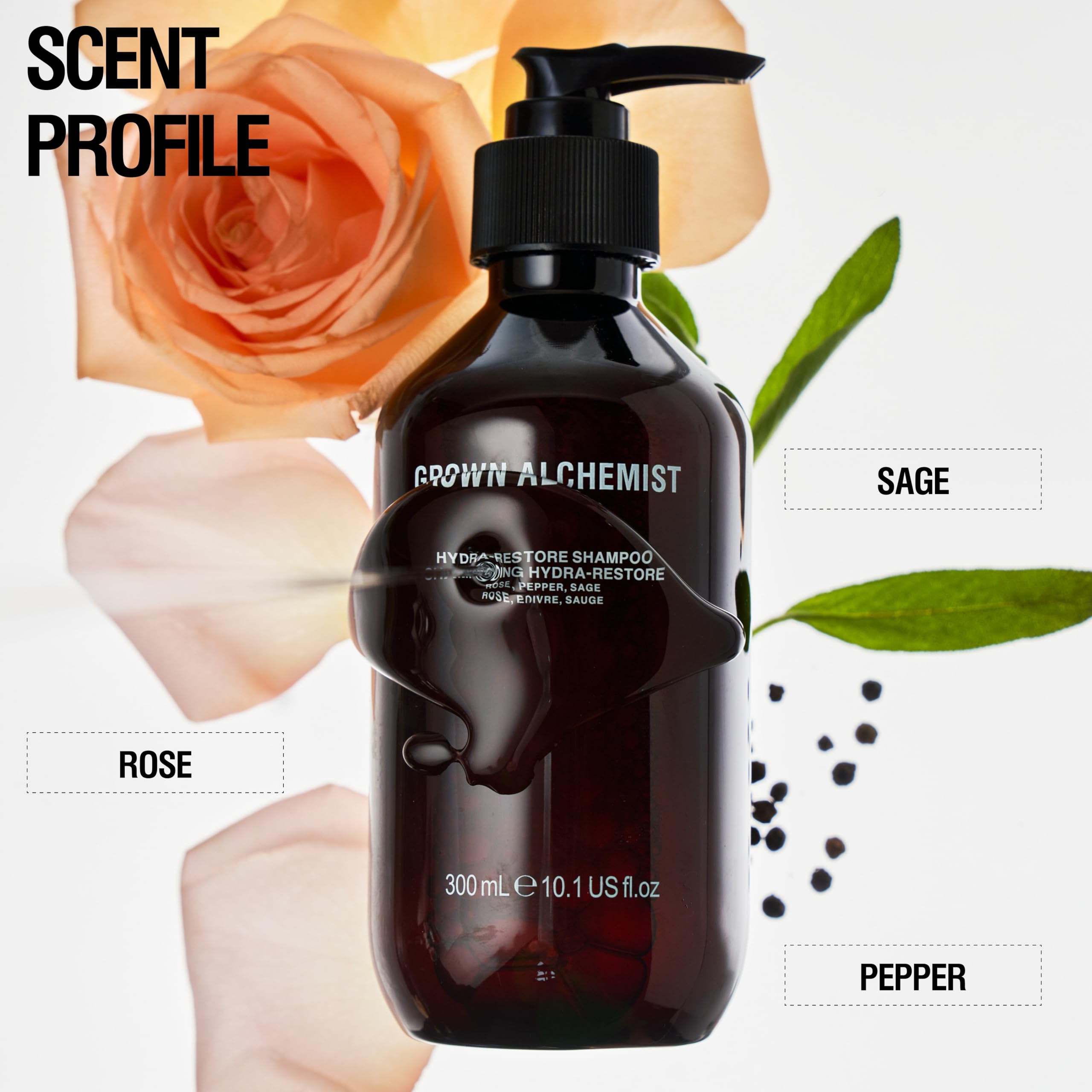 Grown Alchemist set staged in a bathroom showing everyday ritual uplift benefit