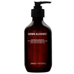 Grown Alchemist front packaging showing elegant bottle and pump for refined countertop presence
