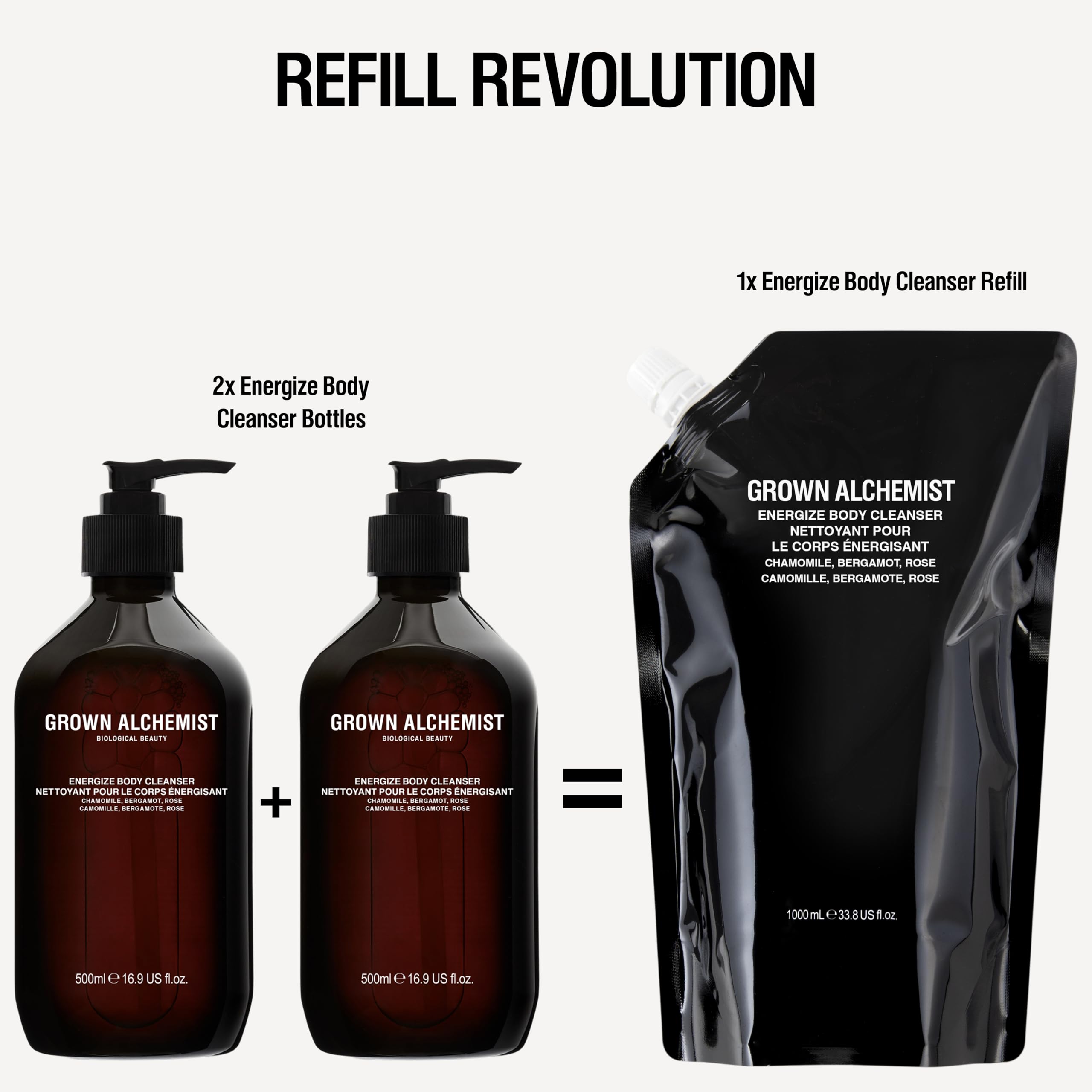 Grown Alchemist label detail focused on ingredient list showing transparency and formulation benefit