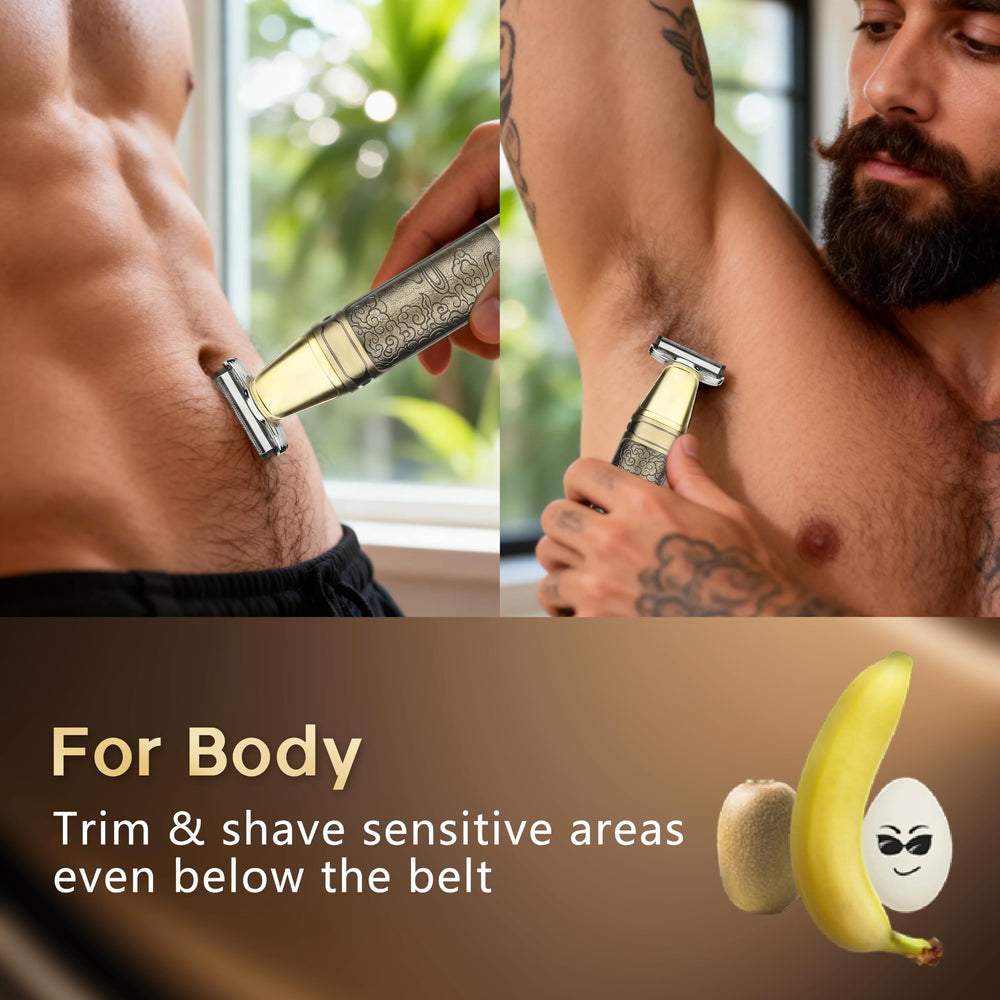 GSKY trimmer held in hand showing compact size and easy handling for travel