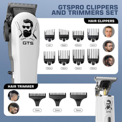 GTS PRO clippers held in hand to show compact scale and comfortable ergonomic grip