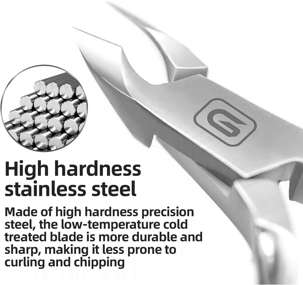 Gubonwer next to ruler showing 5mm jaw for accurate positioning