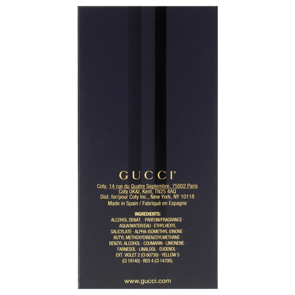 Gucci Intense Oud ingredients visual with amber and oud accents, suggests warmth
