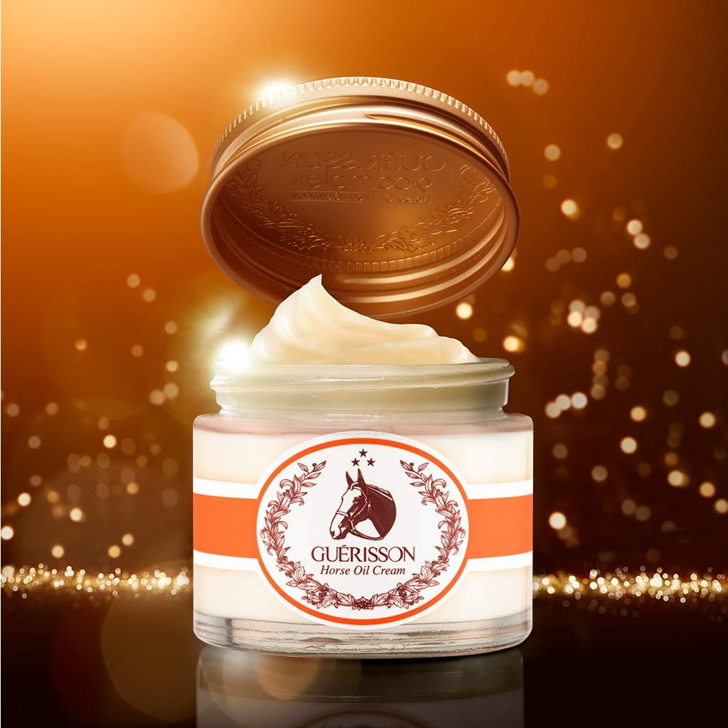GUERISSON jar in bathroom setting conveying daily skincare routine benefit