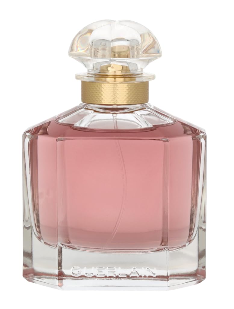 Guerlain Mon Guerlain closeup spray nozzle showing precise mist delivery benefit