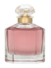 Guerlain Mon Guerlain closeup spray nozzle showing precise mist delivery benefit