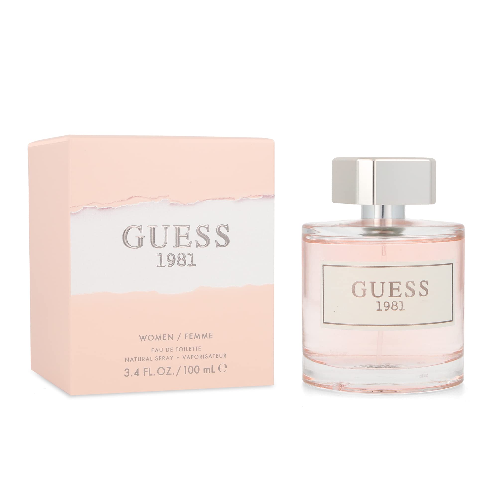 GUESS 1981 front bottle shot showing elegant packaging and wearable style