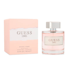 GUESS 1981 front bottle shot showing elegant packaging and wearable style