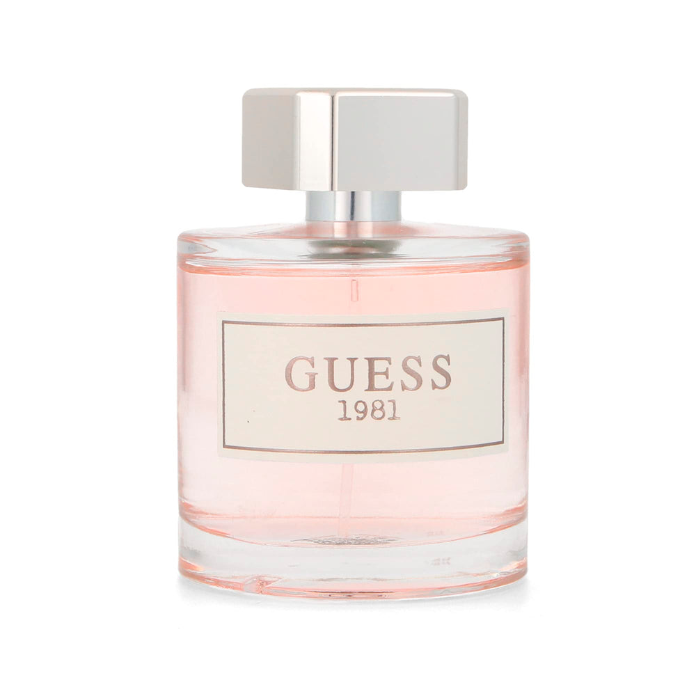 GUESS 1981 close-up of sandalwood and jasmine notes highlighting fragrance warmth