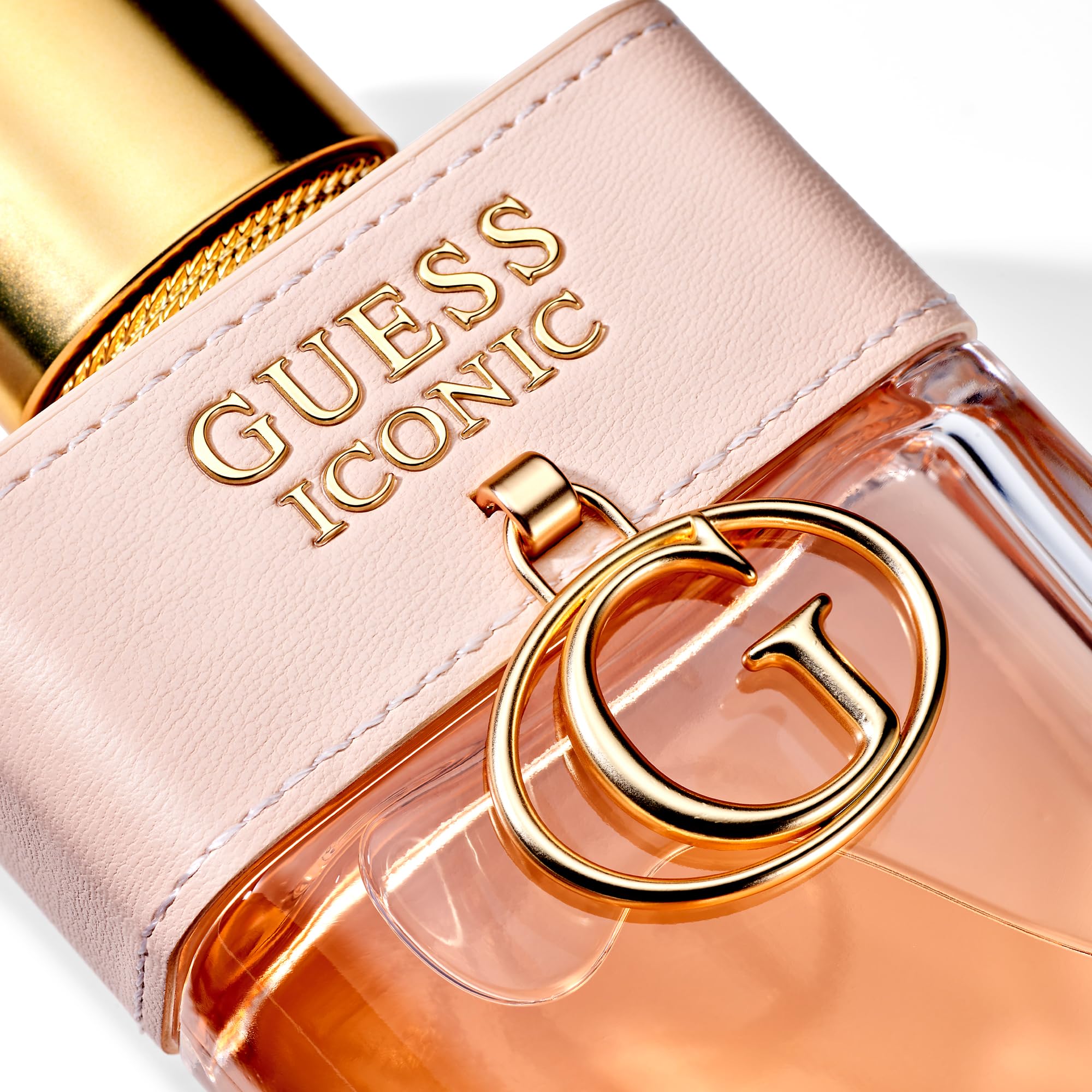 GUESS bottle on dressing table styled to show everyday display appeal