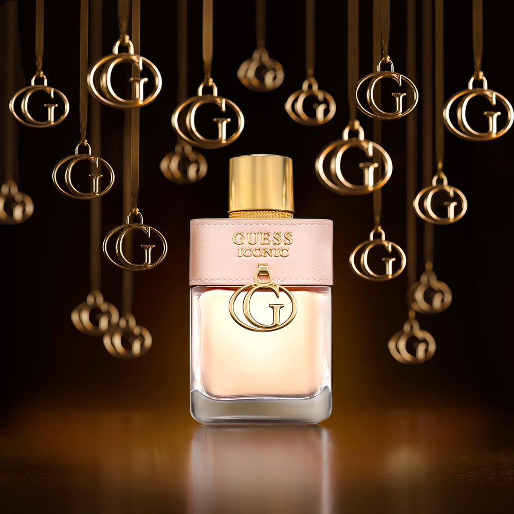 GUESS fragrance notes visual with citrus and floral ingredients for clarity