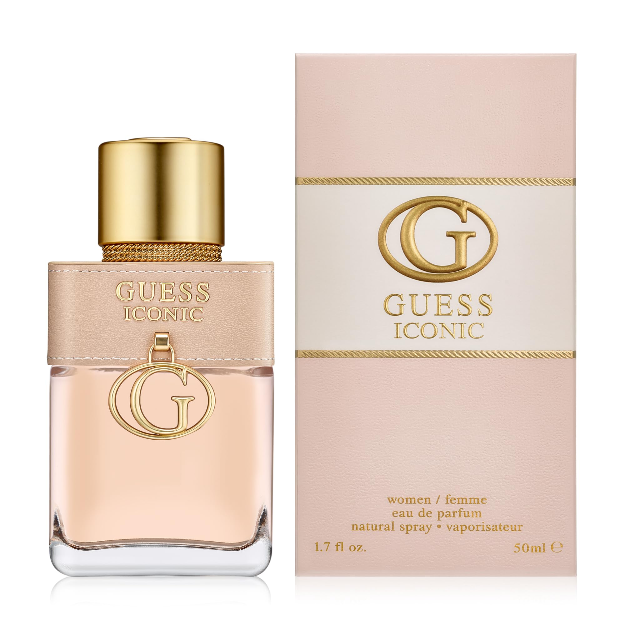 GUESS bottle front packaging showing elegant branding and gift-ready look