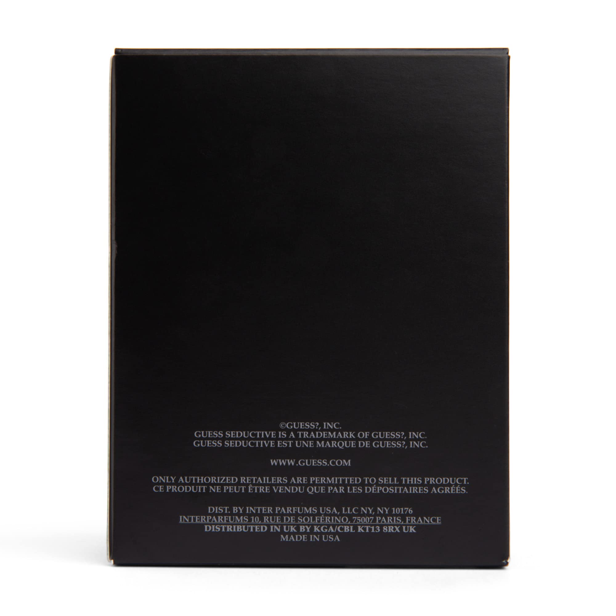 GUESS Seductive Noir ingredient concept with cardamom and vanilla suggesting warm notes