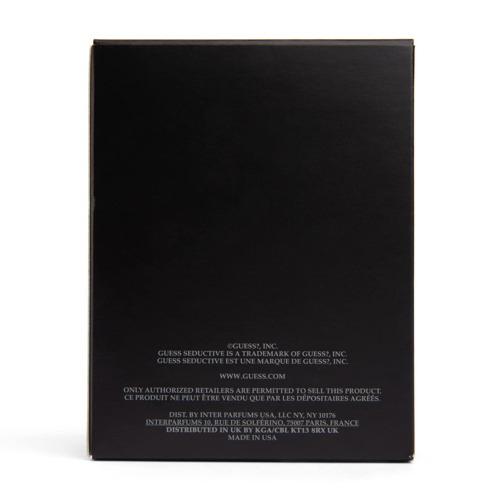 GUESS Seductive Noir ingredient concept with cardamom and vanilla suggesting warm notes