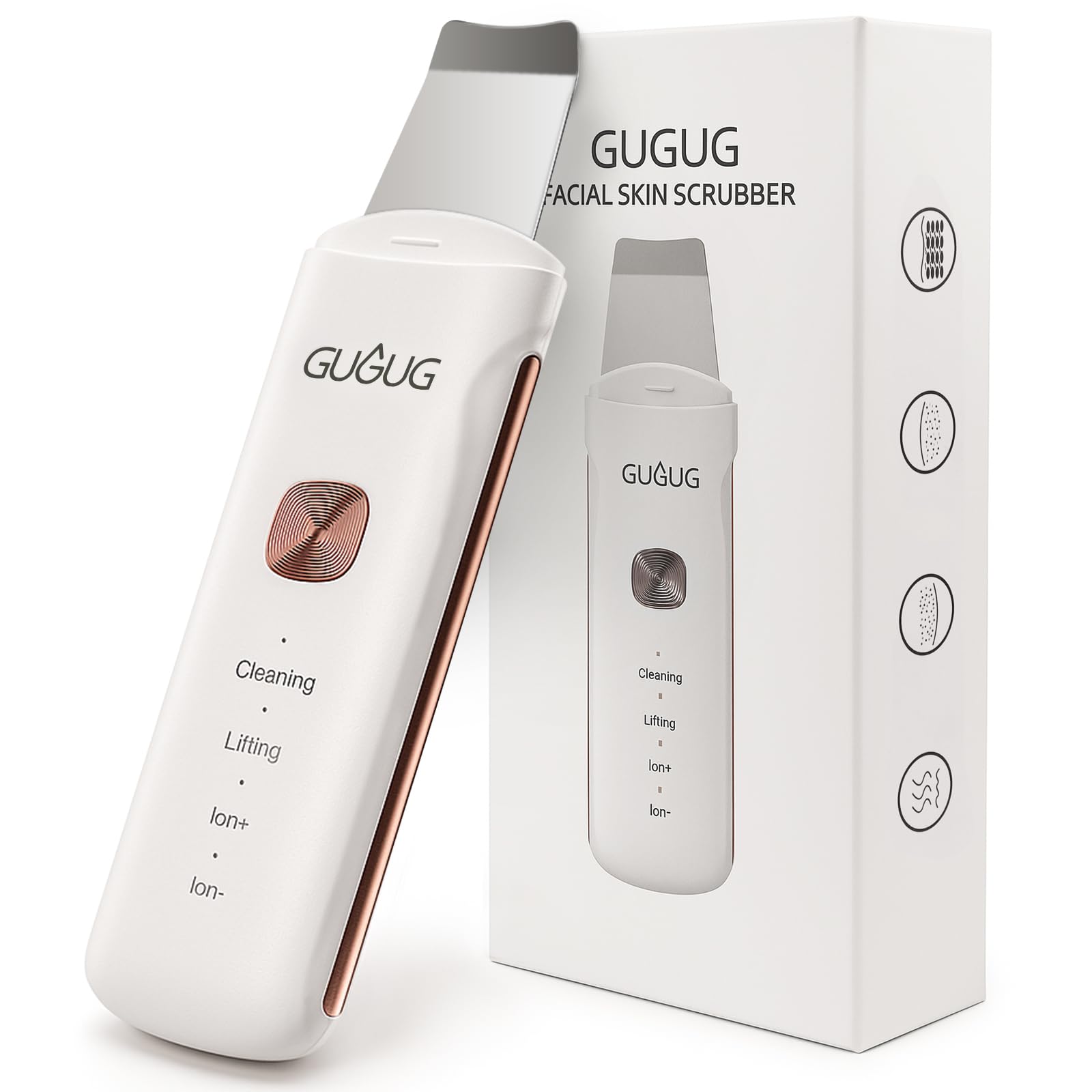 GUGUG front view showing compact waterproof design and easy controls for travel