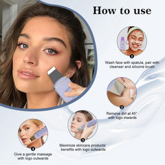 GUGUG detailed view of stainless blade edge for precise pore contact benefit