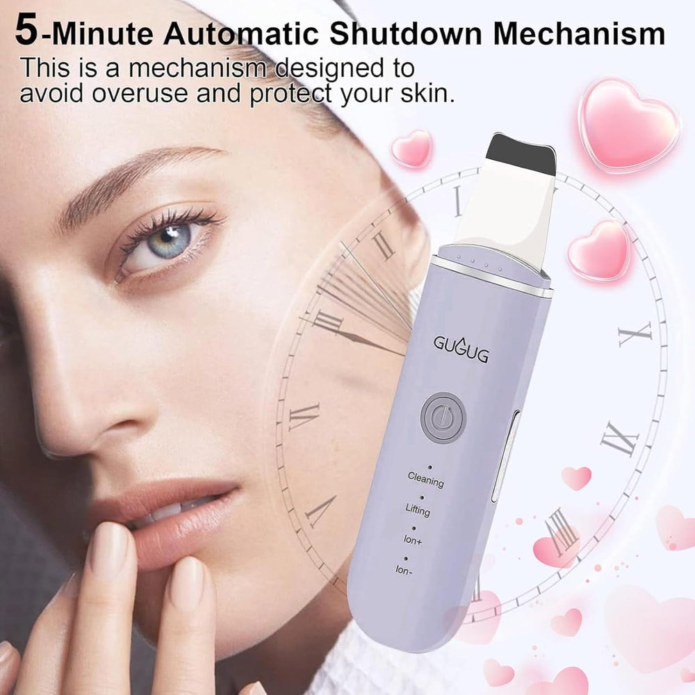 GUGUG spatula applying serum to cheek demonstrating better product absorption