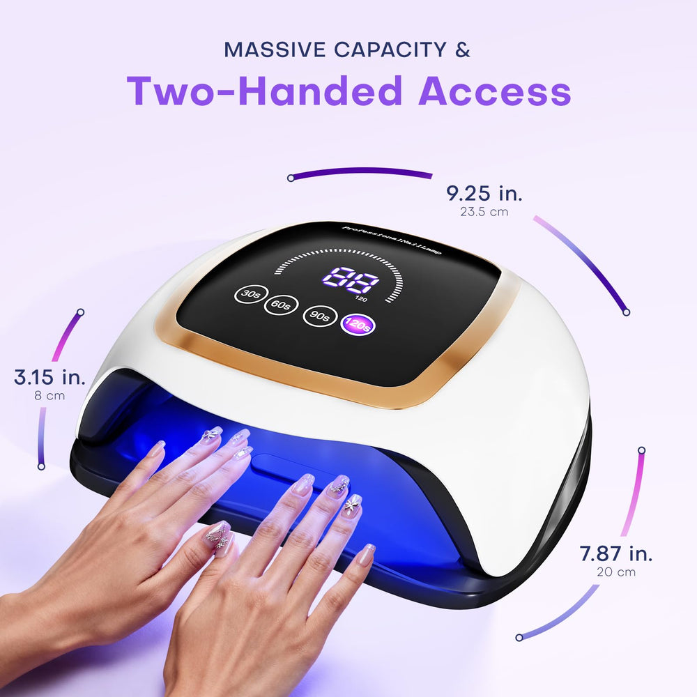 Gugusure 42 LED beads array delivering even light coverage for consistent cures