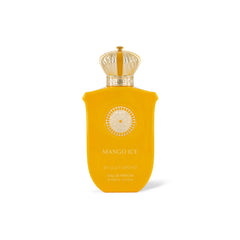 Gulf Orchid Mango Ice front bottle on white background showing label and packaging