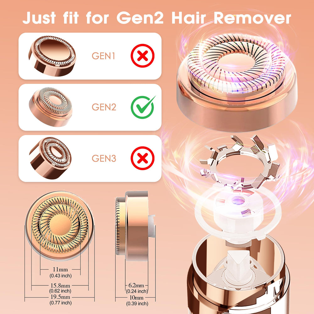 gurelax side profile of double-halo head showing 360-degree trimming design and coverage
