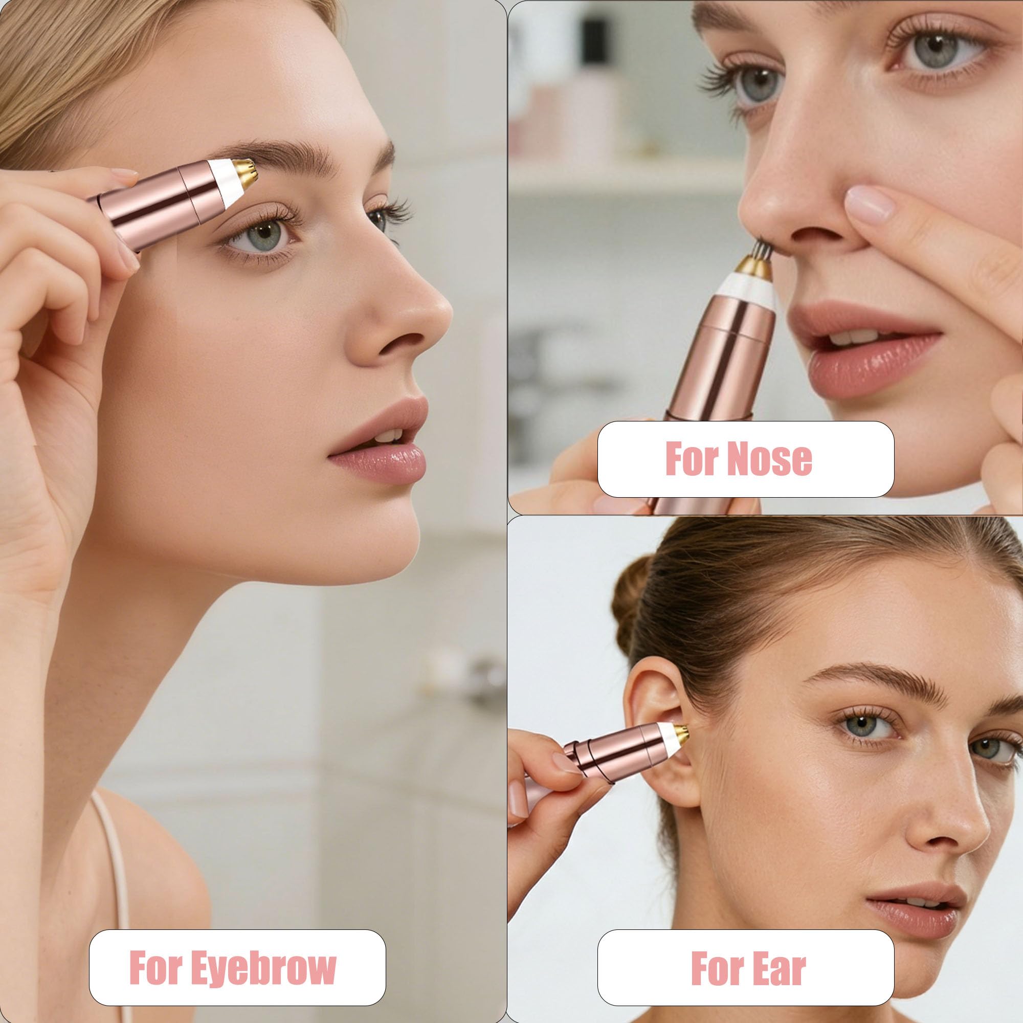 gurelax LED light detail illuminating tiny hairs for precise hair removal benefit