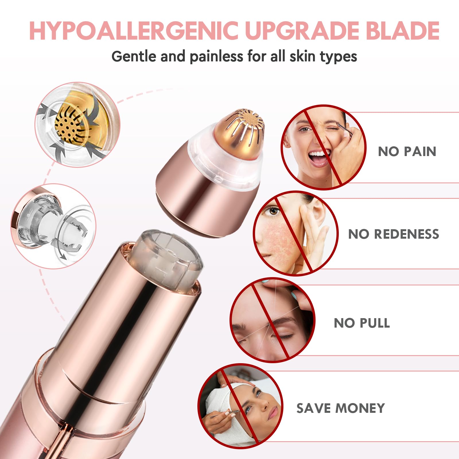 gurelax trimmer in hand scale demonstrating portable size and easy handling benefit