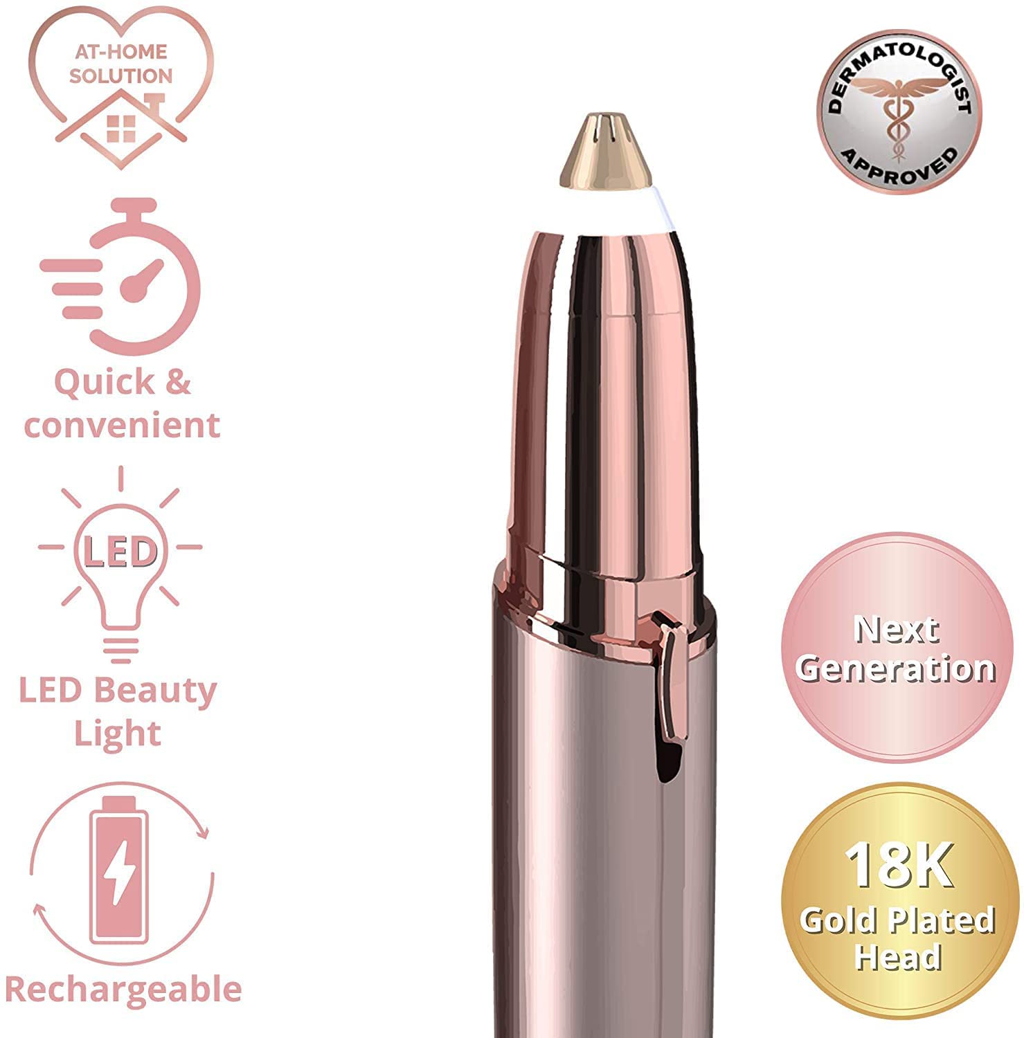 gurelax USB charging cable connected to trimmer for fast recharge and no-battery benefit