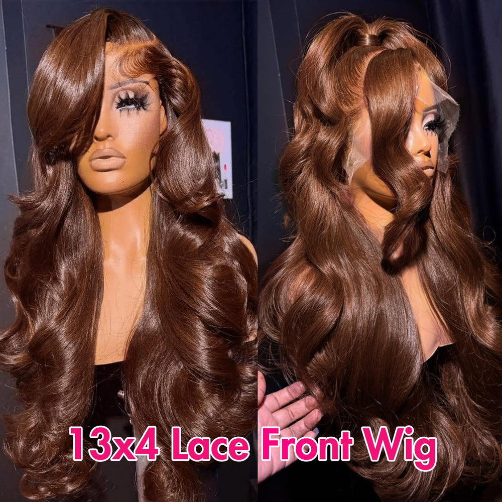 Gusif HD 13x4 lace frontal closeup showing transparent lace and realistic part