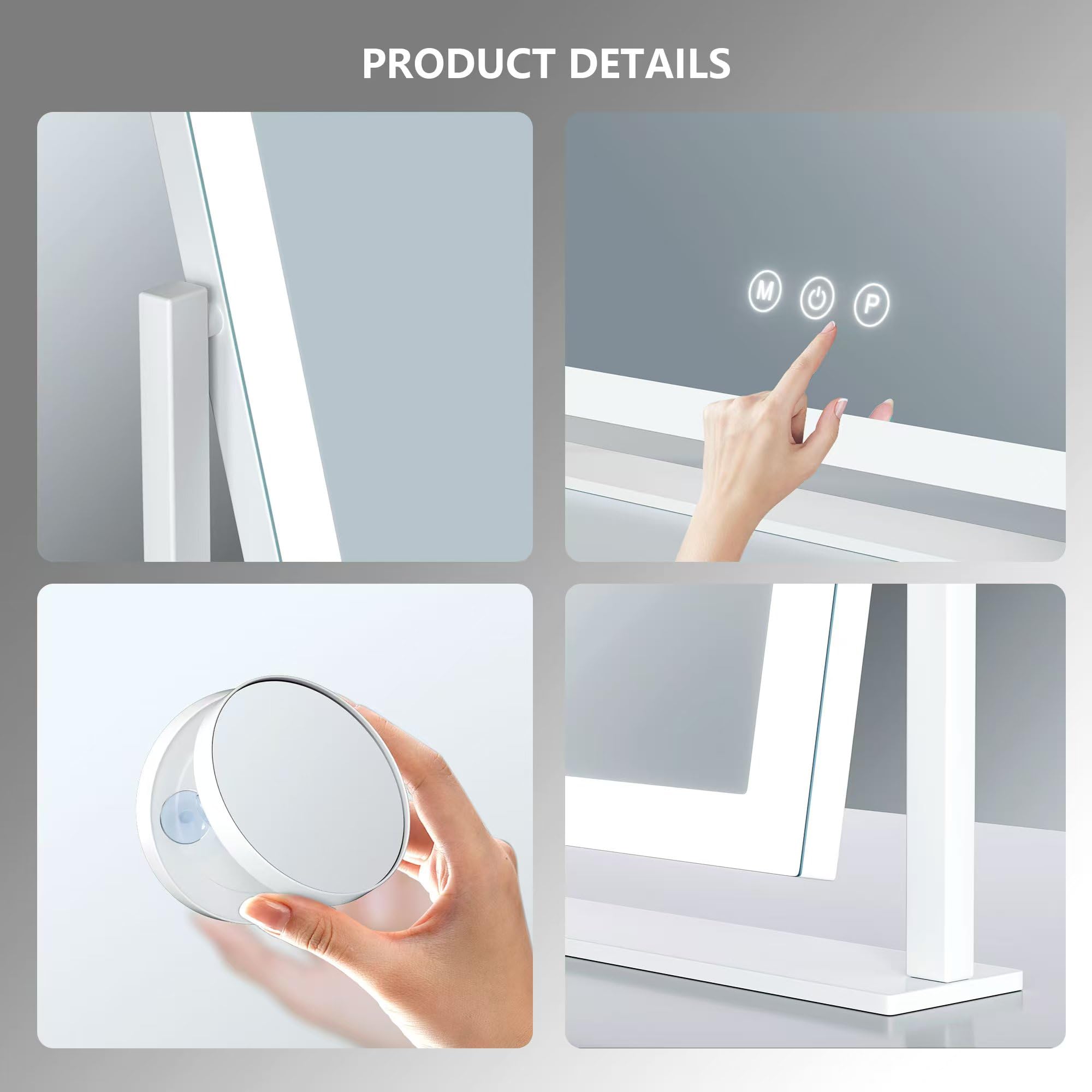 Gvnkvn mirror in bathroom lifestyle scene showing realistic lighting for looks