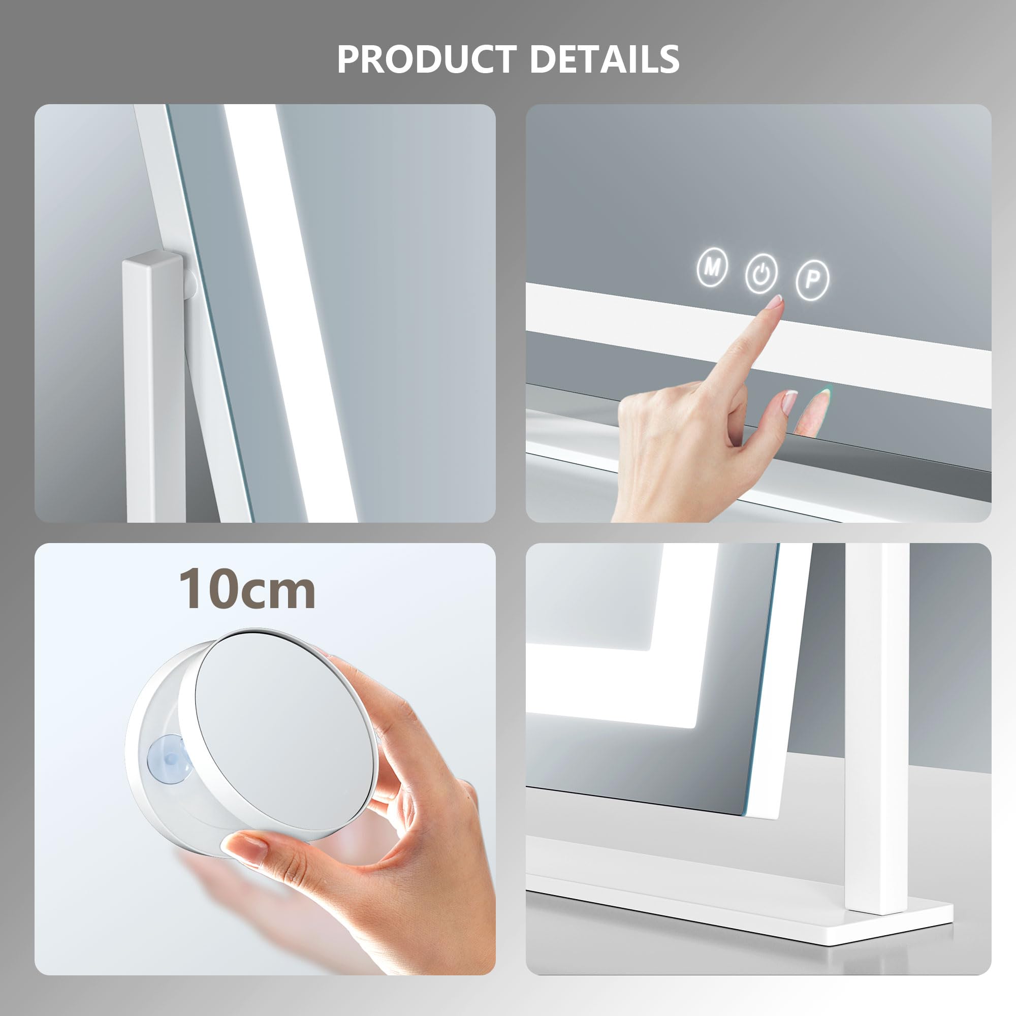 Gvnkvn touch control panel showing easy smart-touch and memory benefit