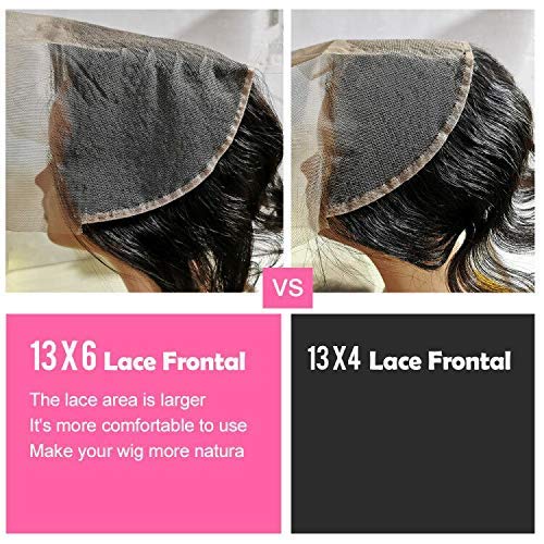 GYAJEP lace frontal held in hand to show true size and scale