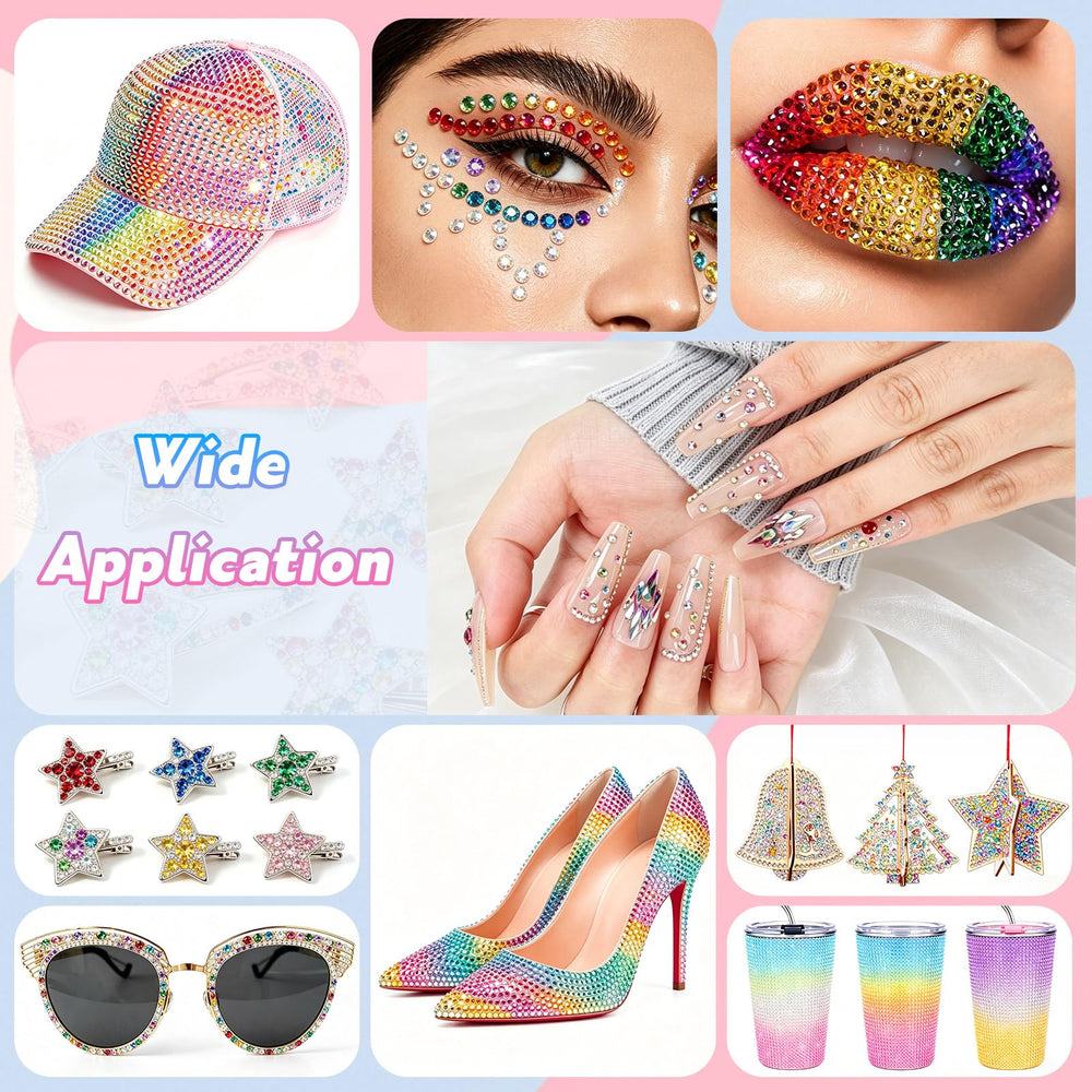 Gybver rhinestones applied on a phone case illustrating decorative transformation