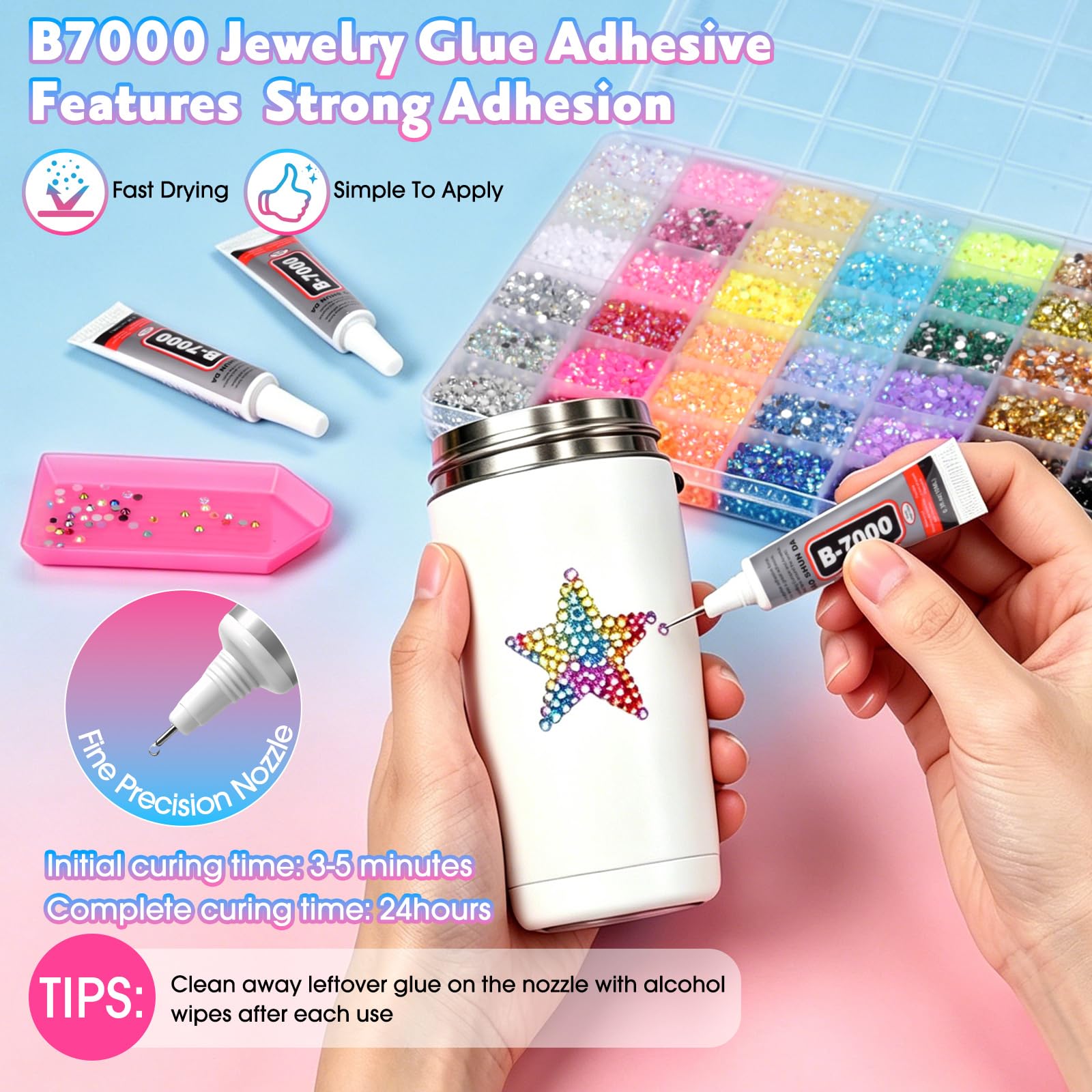 Gybver tweezers wax pencil and spoon tools making pickup and placement easier