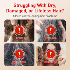 Gypsophila conditioner in shower scene showing easy rinsing and manageable hair
