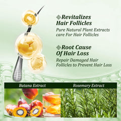 Gypsophila batana oil droplet highlighting nourishing hair strength