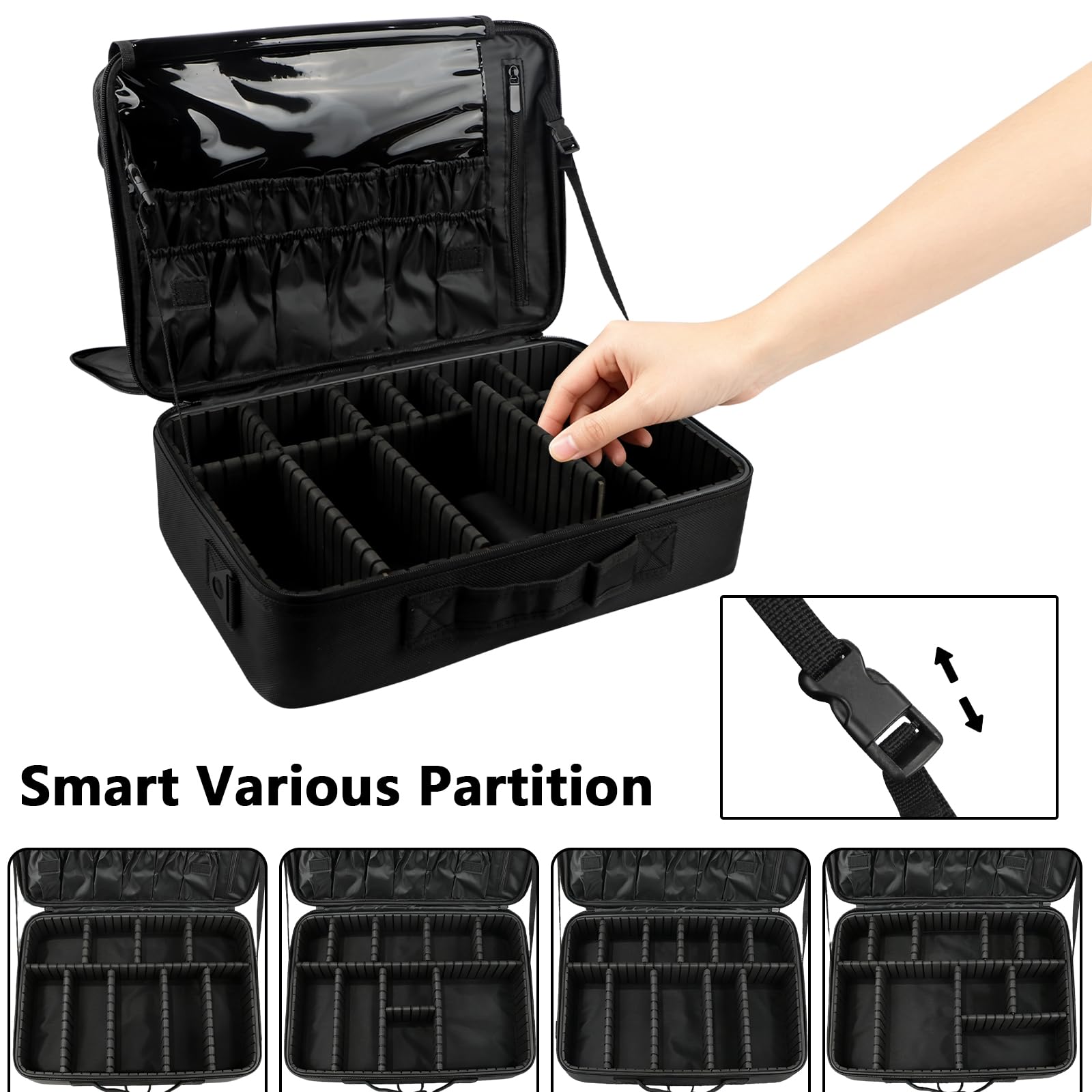 gzcz divider configuration closeup displays customizable compartments for tools