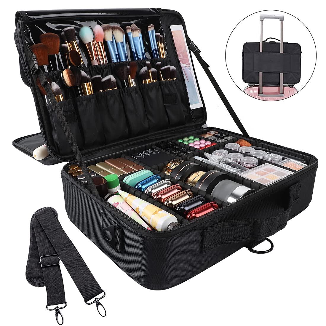 gzcz lifestyle travel on trolley attaches easily for airport convenience
