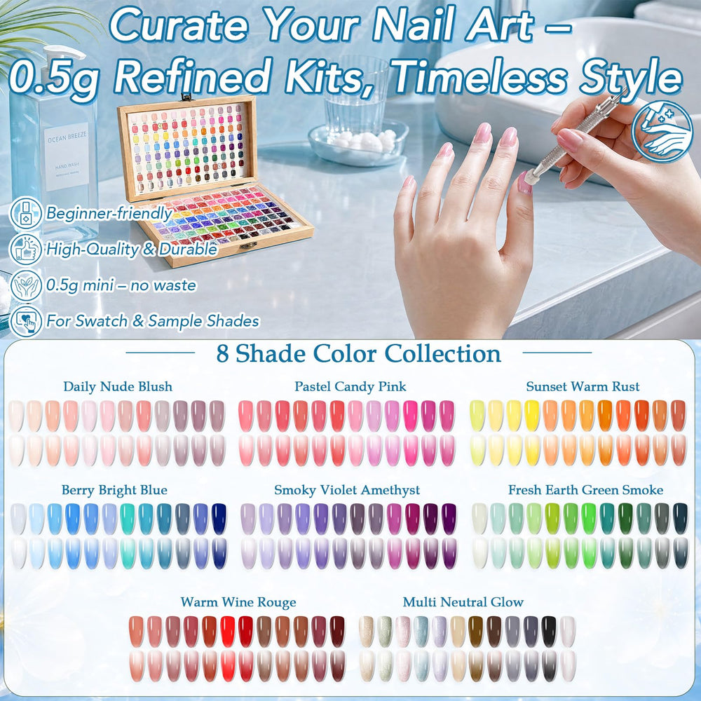 GZIXBDA open palette overhead displaying 96 colors for variety