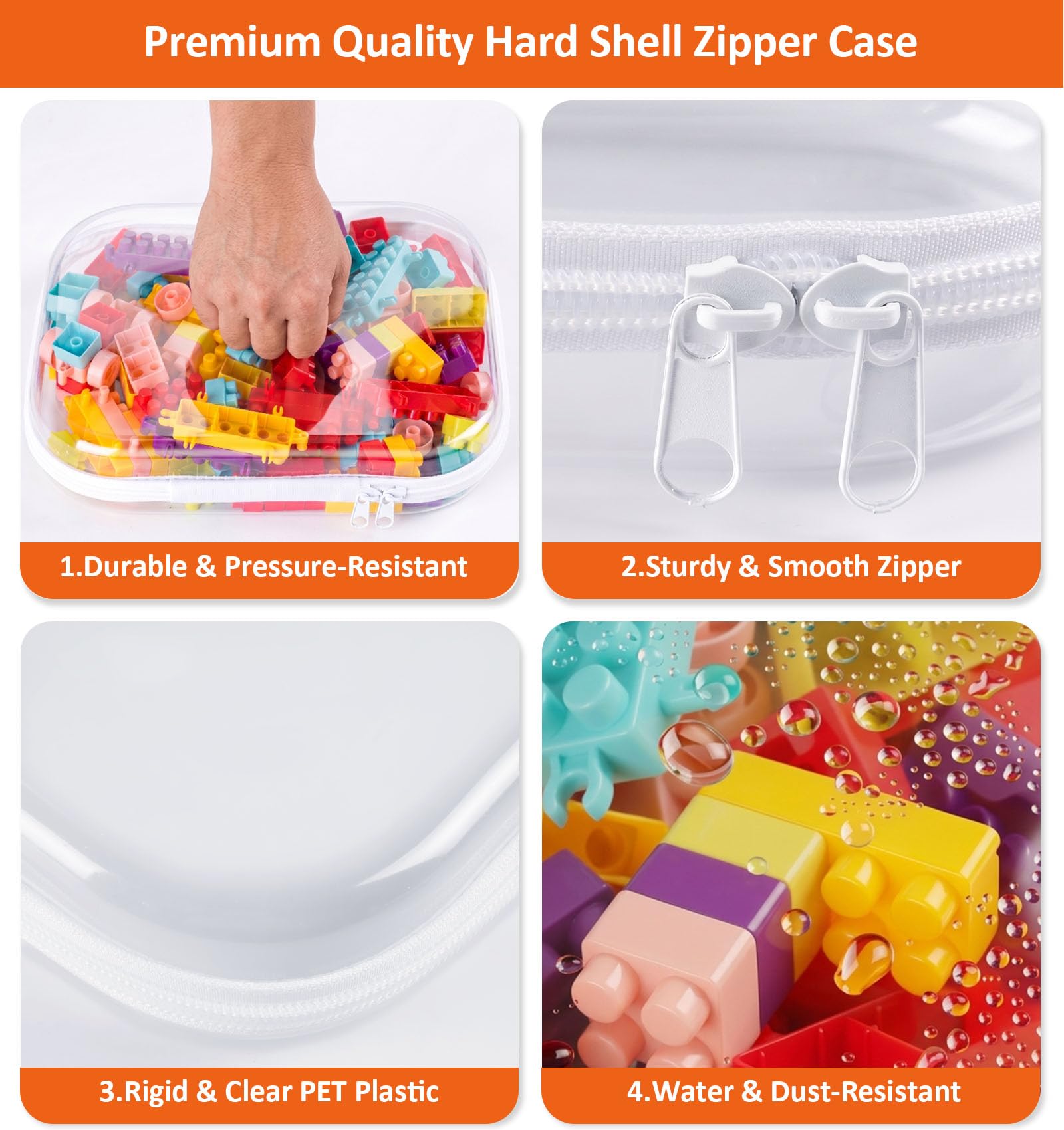 habgp side profile highlighting rigid PET shell for crush resistance