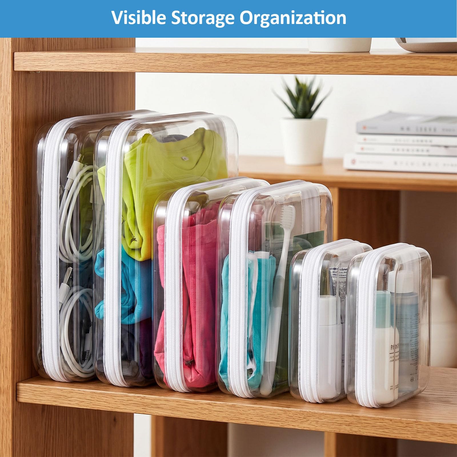 habgp small pouch with earbuds and charger for tidy small-item storage