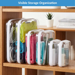 habgp small pouch with earbuds and charger for tidy small-item storage