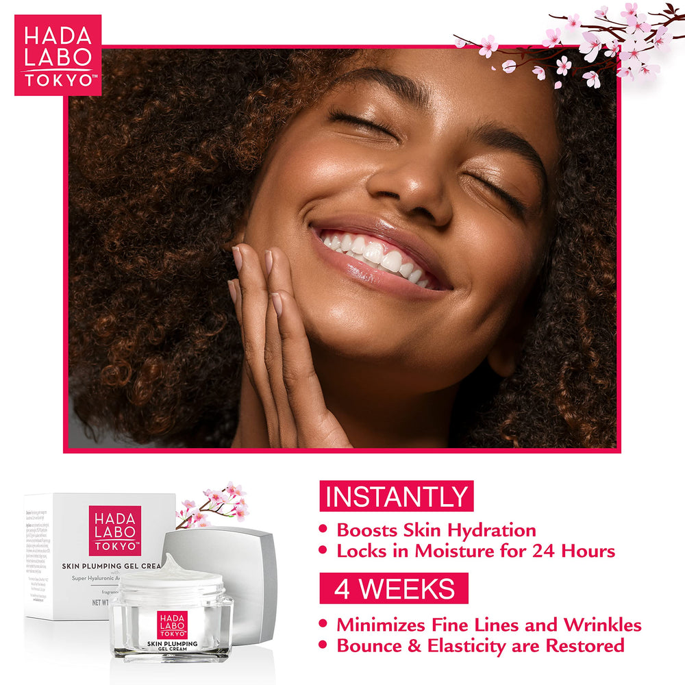 Nightstand with jar showing Hada Labo Tokyo evening hydration routine support