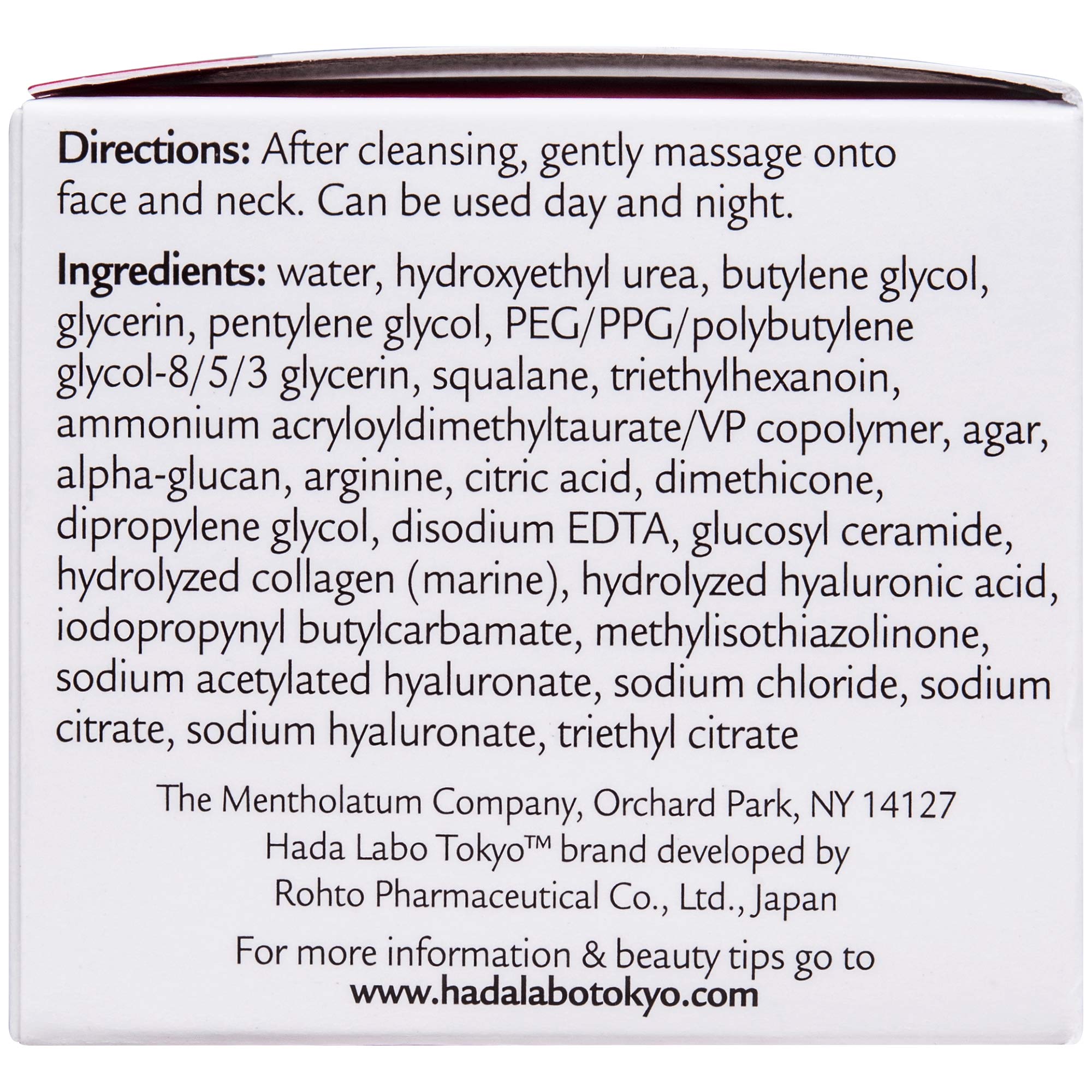 Macro droplet of gel texture showing Hada Labo Tokyo lightweight consistency