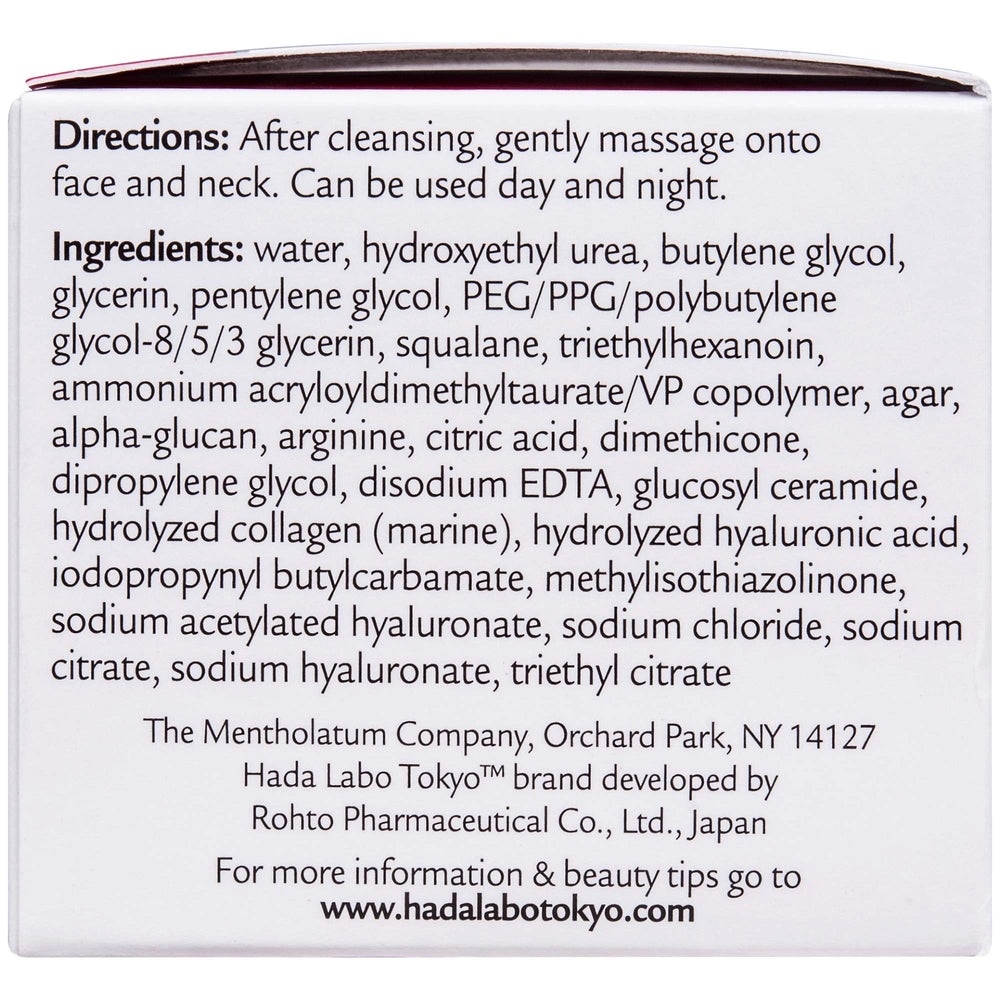 Macro droplet of gel texture showing Hada Labo Tokyo lightweight consistency