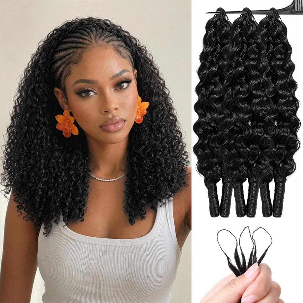 Haeluma front packaging showing 20 inch crochet hair and neat bundle benefit