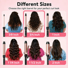 hahahope heat-resistant glove and styling clips included for safer beginner styling