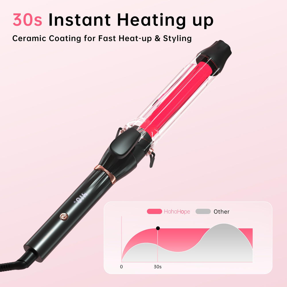 hahahope digital heat controls with seven settings for customized styling