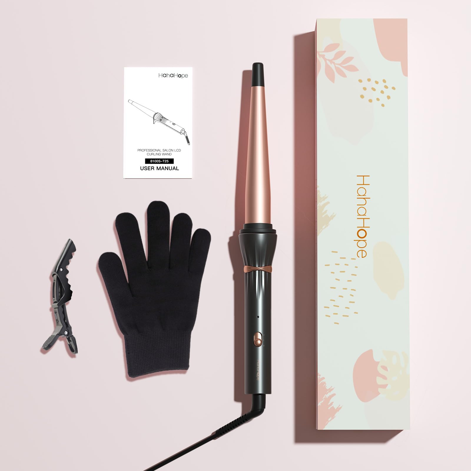 hahahope travel pouch with wand highlighting dual-voltage convenience for travel