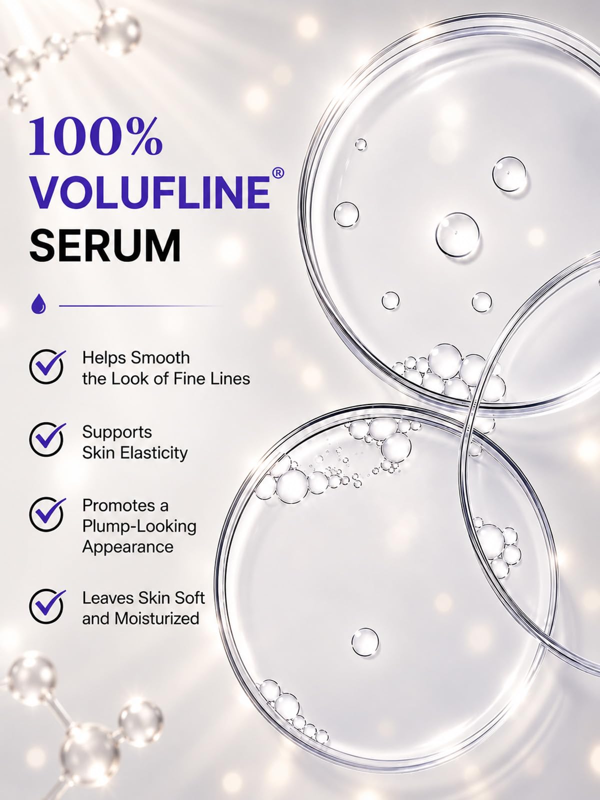 HaimaiLife serum texture closeup showing lightweight absorbent finish