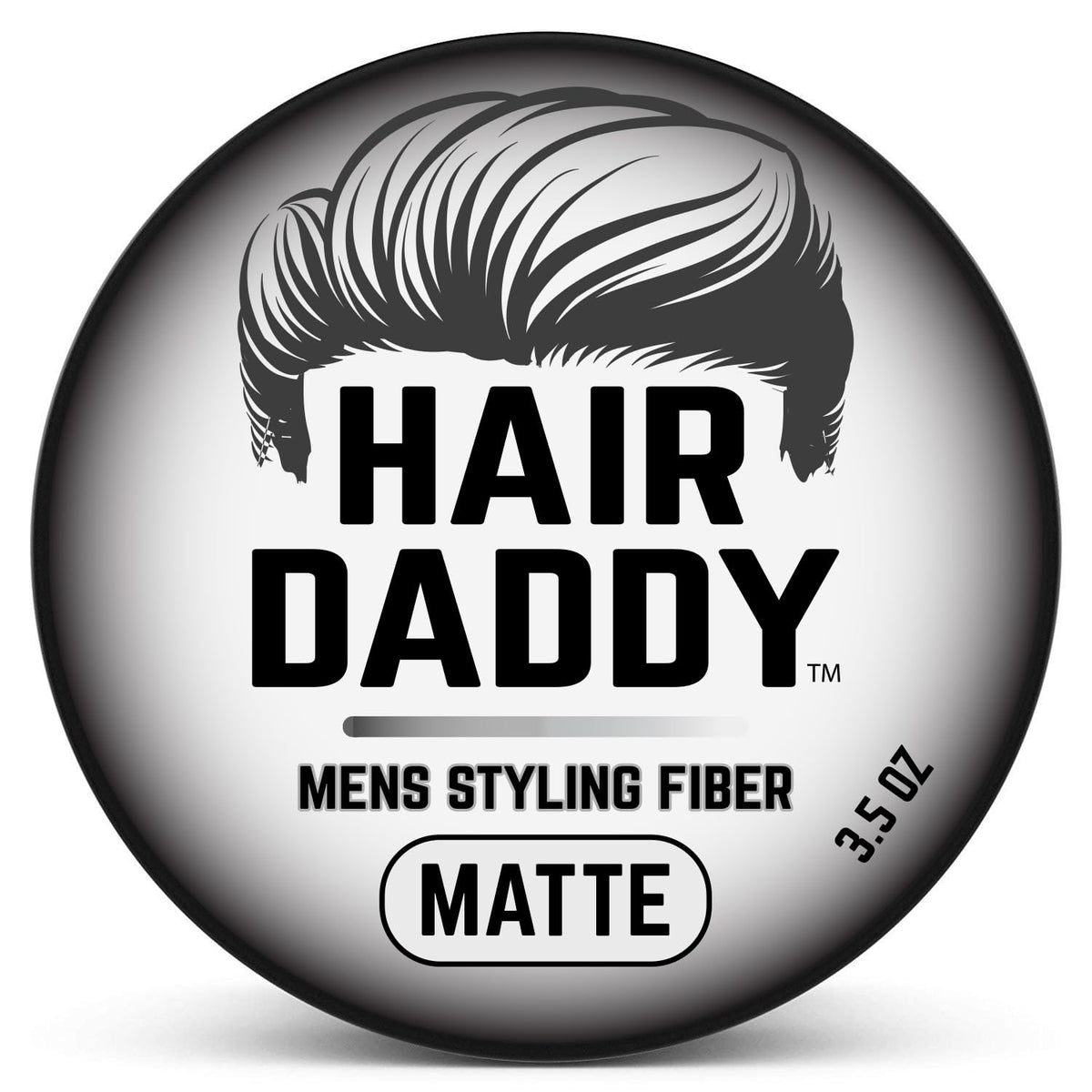 HAIR DADDY front jar showing product packaging and strong hold